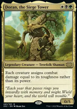 MTG Magic the Gathering Doran, the Siege Tower (201/603) Double Masters 2022 NM - Image 1