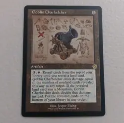Goblin Charbelcher - The Brothers War Retro Artifacts Schematic MTG NM - Image 1