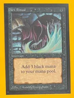 MTG DARK RITUAL Collector's Edition (OldManMTG 013-488) - Image 1