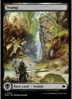 Swamp (0270) (Foil) MTG NM - Bloomburrow - Image 1