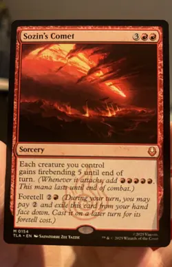 Sozin's Comet TLA MTG Avatar The Last Airbender Magic Sozins Sozin Red Finisher - Image 1