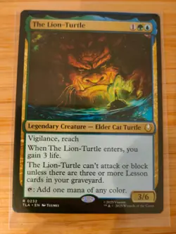 MTG The Lion-Turtle 0232 Avatar: the Last Airbender M/NM Free UK P&P - Image 1