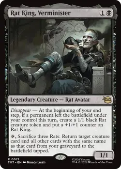 TCG MTG Rat King, Verminister [TMT - 71] - NM [Normal] - Image 1