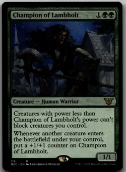Champion of Lambholt R Commander: Kamigawa: Neon Dynasty 115 LP - Image 1