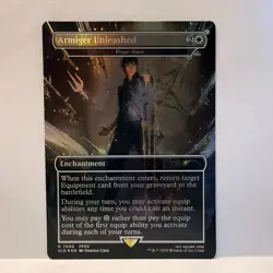 Armiger Unleashed Foil - Forge Anew 7002 NM Secret Lair MTG - Image 1