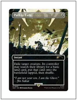 1x Path to Exile, 2227, Non-Foil, Ghost of Tsushima Secret Lair, Magic MTG NM - Image 1