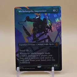 Magic: The Gathering Michelangelo, Improviser 0219 TMNT Holo 4/4 - Image 1