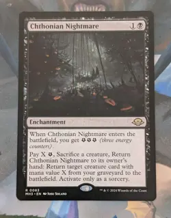 MTG Modern horizons 3 Rare CHTHONIAN NIGHTMARE NM - Image 1