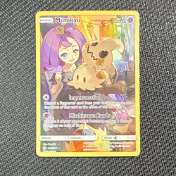 Pokemon Mimikyu 245/236 Sm-Cosmic Eclipse Secret Rare Full Art Holo - Image 1