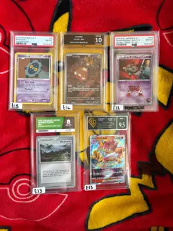 5x Graded Pokemon Slabs Bundle #2 - Image 1
