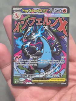 POKEMON TCG MEGA CHARIZARD X EX 023 BLACK STAR PROMO PERFECT CONDITION 10/10 - Image 2