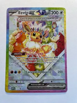Pokemon Eevee EX Holo Promo SVP Scarlet & Violet 174 Coruscating Quartz 200 HP - Image 1