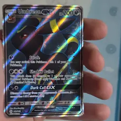 Pokemon Umbreon GX Full Art Ultra Rare SM-Sun & Moon 142/149 Holo English - Image 1