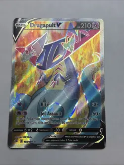 Dragapult V 183/192 Rare Ultra Rebel Clash Pokemon Near Mint NM - Image 1