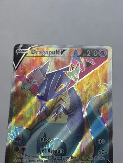 Dragapult V 183/192 Rare Ultra Rebel Clash Pokemon Near Mint NM - Image 3