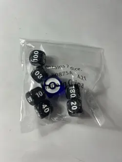 Pokemon TCG Trainer Kit Dice Damage Counter Dice Set Blue Coin Flip Die - Image 1