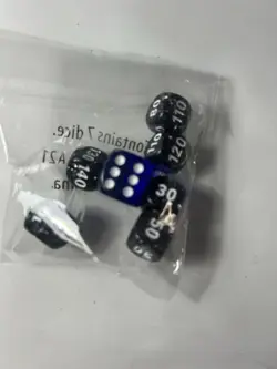 Pokemon TCG Trainer Kit Dice Damage Counter Dice Set Blue Coin Flip Die - Image 2