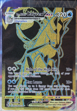 Pokemon TCG Ice Rider Calyrex VMAX Astral Radiance TG29/TG30 Holo Secret Rare - Image 1