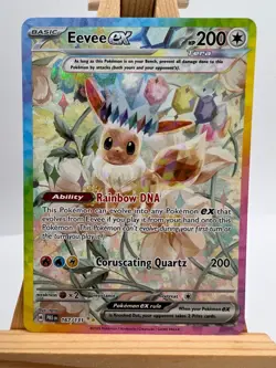 Pokemon Prismatic Evolutions - 167/131 Eevee ex - SIR - NM/M - Image 1