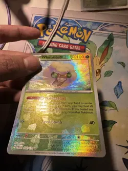 Whimsicott (Master Ball Pattern) 008/131 Prismatic Evolutions Holo Pokemon NM/M - Image 1
