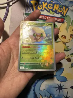 Whimsicott (Master Ball Pattern) 008/131 Prismatic Evolutions Holo Pokemon NM/M - Image 2