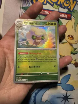 Whimsicott (Master Ball Pattern) 008/131 Prismatic Evolutions Holo Pokemon NM/M - Image 4