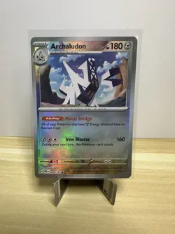 Pokemon Archaludon 070/131 (MASTERBALL PATTERN) Prismatic Evolutions SV 8.5 TCG - Image 1
