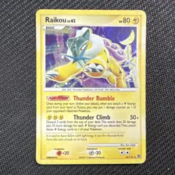 Pokemon Raikou 16/132 Secret Wonders Holo Rare - Image 1