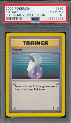 PSA 10 GEM MINT POTION TRAINER 2002 LEGENDARY POKEMON #110 GRADED *PM-TPHLC-4426 - Image 1