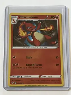 Charmeleon 24 / 185 Pokemon SWSH Vivid Voltage 2020 Near Mint Reverse Holo - Image 1