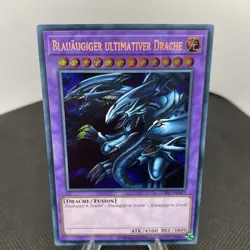 Yugioh Blauaugiger Ultimativer Drache LCKC-DE057 Secret Rare Near Mint - Image 3