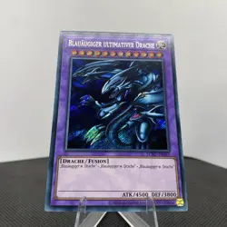 Yugioh Blauaugiger Ultimativer Drache LCKC-DE057 Secret Rare Near Mint - Image 4