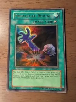 Premature Burial NA Unl Ed Ultra Rare PSV-037 Yu-Gi-Oh! - Image 1