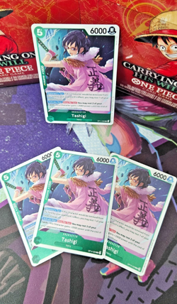 One Piece TCG OP14-029 Tashigi X4 Playset Card Game CCG English - Image 1