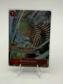 One piece TCG Roronoa Zoro OP14-015 Alternate Art Azure Sea's Seven English - Image 1