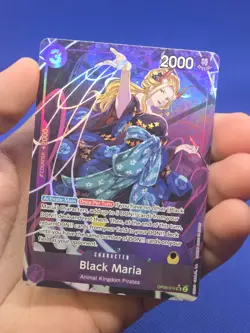 One Piece Two Legends Black Maria OP08-074 Alternate Alt Art SR Super Rare NM - Image 2