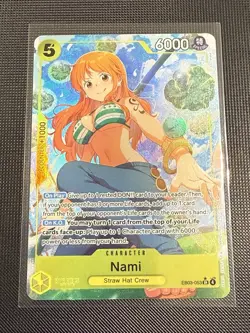 Nami Alt Art EB03-053 SR* One Piece Heroines Edition Minty Super Rare - Image 1