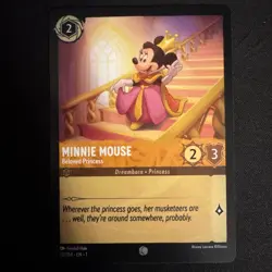 Disney Lorcana Minnie Mouse Beloved Princess DEMO Card - Image 1
