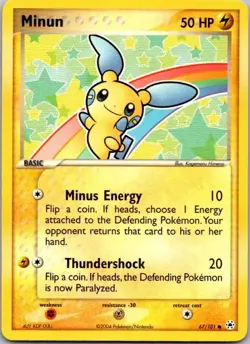 Pokemon Hidden Legends Minum 67/101 Regular Non Holo NM - Image 1