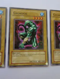 Playset: 3x Gagagigo DCR-054 (Common, Unlimited, Played / MP) Yugioh - Image 4