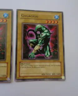 Playset: 3x Gagagigo DCR-054 (Common, Unlimited, Played / MP) Yugioh - Image 5