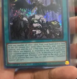 Forbidden Droplet Secret Rare 1st Edition RA01-EN064 Yugioh - Image 2