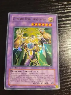 Yu-Gi-Oh! TCG Elemental Hero Thunder Giant *NEAR MINT* TLM-EN036 1st... - Image 1