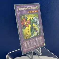Yugioh Elemental Hero Flame Wingman TLM-EN035 Ultra Rare 1st Ed. Lost Millennium - Image 3