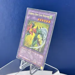 Yugioh Elemental Hero Flame Wingman TLM-EN035 Ultra Rare 1st Ed. Lost Millennium - Image 4