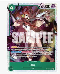 Uta ST16-001 SR One Piece Card Game - Image 1