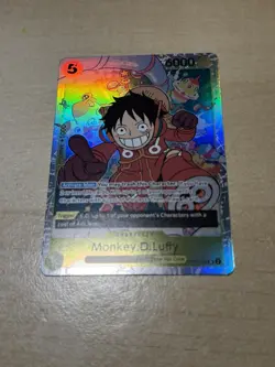ERROR CARD Monkey.D.Luffy OP07-109 SR ONE PIECE Tcg Card Game NM Yellow - Image 3