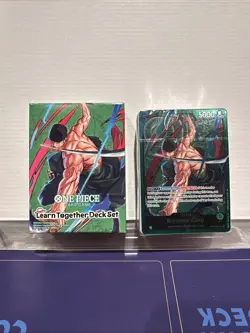 Roronoa Zoro Leader One Piece TCG Learn Together Deck Zoro Deck Sealed With Box - Image 1