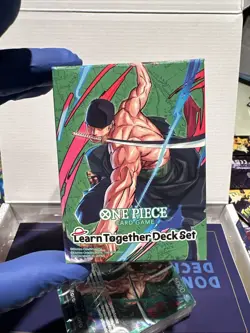 Roronoa Zoro Leader One Piece TCG Learn Together Deck Zoro Deck Sealed With Box - Image 4