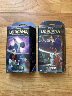 Disney Lorcana Trading Card Game First Chapter Starter Deck Set - Image 1